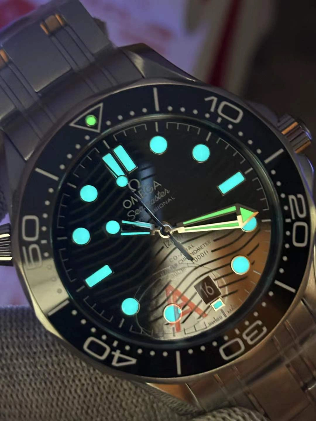 Sporty CBD Factory Omega Seamaster Diver 300M 42mm Green Dial Green Ceramic Bezel(210.30.42.20.10.001) 1:1 Super Clone – DD8800 Movement 214